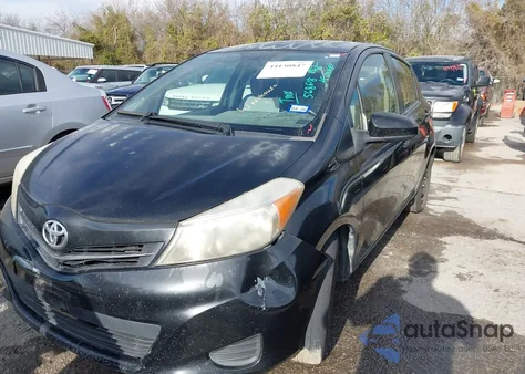 2013 Toyota Yaris L z USA, uszkodzony, nr VIN JTDKTUD36DD568618